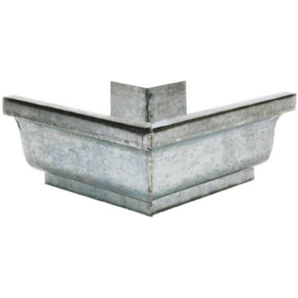 Swivel Pro Series 15202 Gutter Outside Mitre; Mill Finish Galvanized Steel - 4 in SW567441